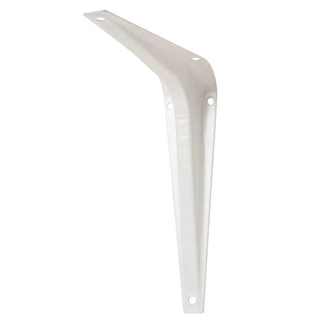 white metal shelf brackets home depot|white shelf brackets decorative.